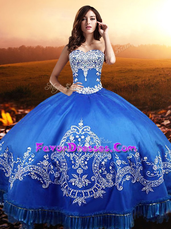  Sleeveless Lace Up Floor Length Beading and Appliques Ball Gown Prom Dress