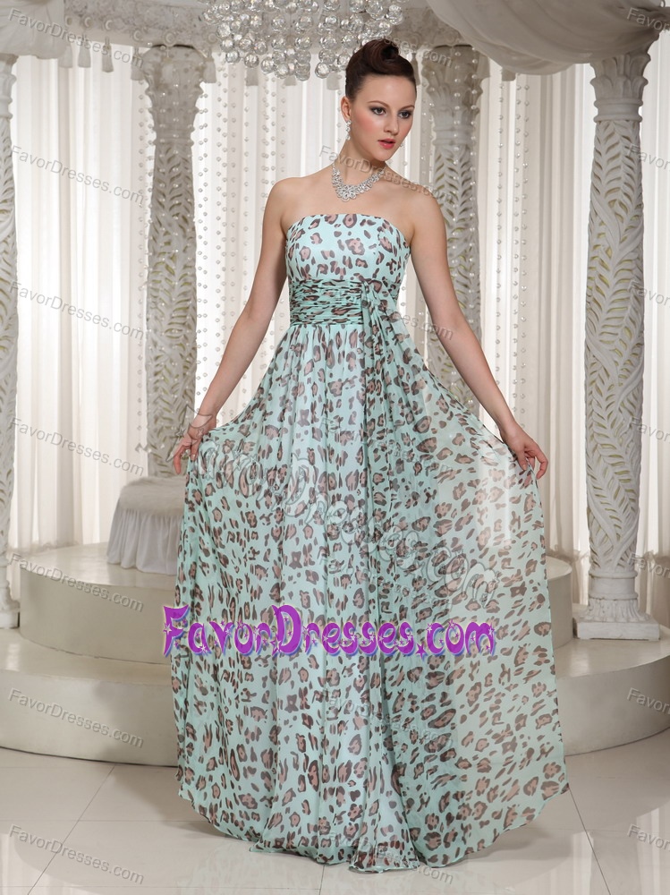 Multi-colored Strapless Long Ruched Prom Pageant Dress on Promotion