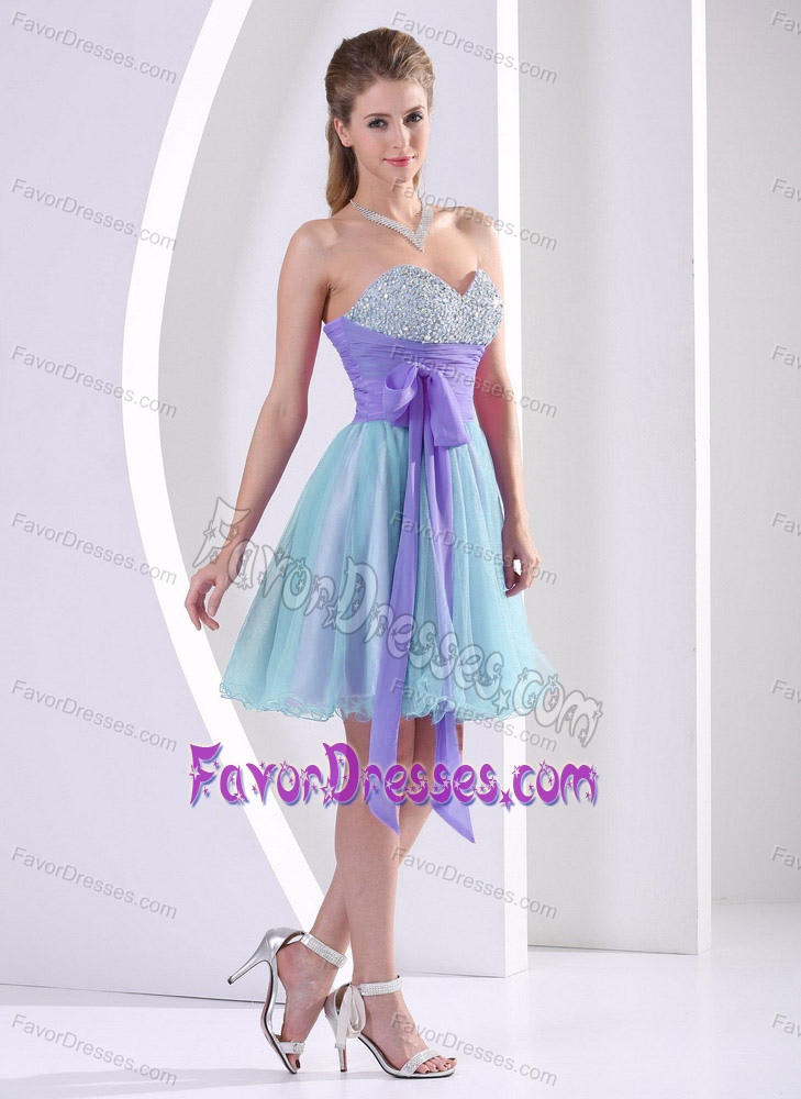 Beaded Sweetheart Lace-up Multi-color 2013 Popular Dresses for a Nightclub