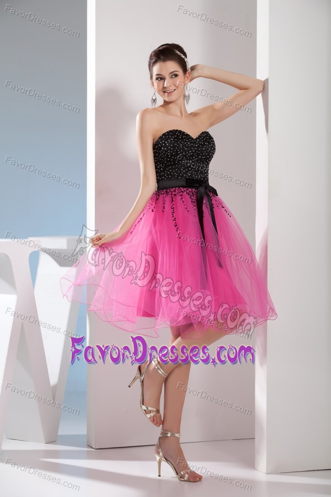 Pretty Colorful Sweetheart Beaded Prom Cocktail Dress for Women on Promotion