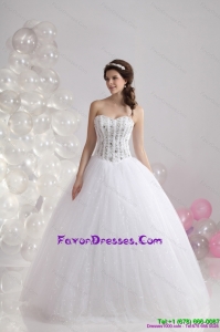 2015 Couture Sweetheart Wedding Dress with Beading