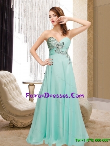 2015 The Super Hot Sweetheart Appliques Prom Dress in Apple Green