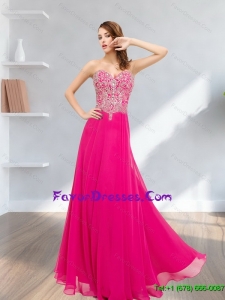 2015 Cheap Romantic Sweetheart Floor Length Prom Dresses with Sequins