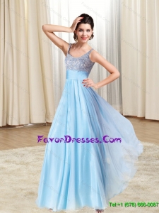Popular Lace and Ruching Aqua Blue Bridesmaid Dresses for 2015