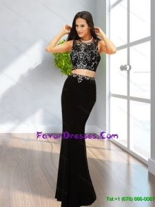 2015 The Brand New Style Mermaid Black Mother Dresses with Beading