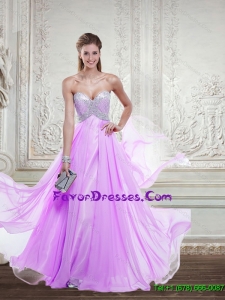 Sweetheart Gorgeous 2015 Long Mother Dress with Beading and Ruching