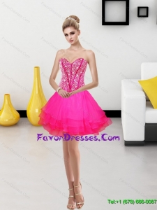 2015 Pretty A Line Sweetheart Prom Dress with Beading