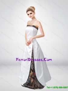 Discount Multi Color A Line Lace Up Camo Wedding Dresses