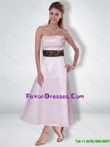 Exquisite 2015 Princess Strapless Ankle Length Camo Prom Dresses