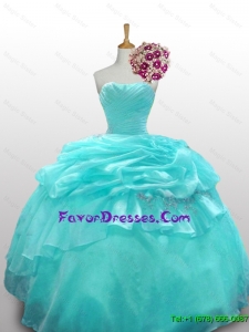 2015 Elegant Quinceanera Dresses with Paillette and Ruffled Layers