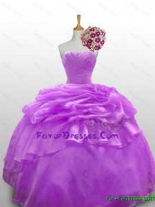 2015 Wonderful Quinceanera Dresses with Beading and Paillette