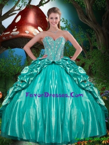 Artistic Beaded and Ruffled Layers Quinceanera Dresses in Taffeta for 2016