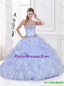 New Style Ball Gown Beaded Sweet 16 Gowns in Lavender