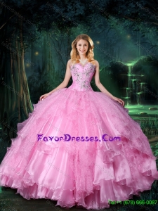 Perfect Sweetheart Quinceanera Dresses with Beading And Ruffles