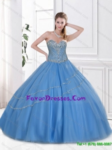 Hot Sale Ball Gown Sweetheart Quinceanera Dresses in Tulle