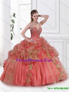 Hot Sale Multi Color 2016 Quinceanera Dresses with Beading