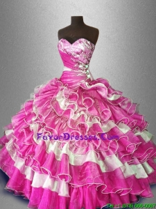 2016 Multi Color Fashionable Quinceanera Dresses with Beading
