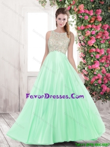 Summer Discount Bateau Prom Dresses with Beading