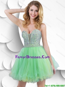 Discount A Line Strapless Prom Gowns with Beading