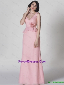 New Style Hand Made Flowers and Ruffles Prom Dress for 2016