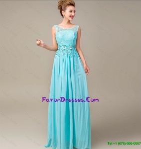 Beautiful Discount Lace Up Appliques and Laced Prom Dresses in Aqua Blue