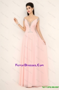 Beautiful Off the Shoulder Prom Dresses with Cap Sleeves