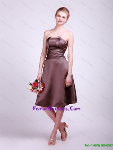 Classical Strapless Short Prom Dresses with Ruching