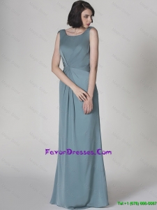 New Arrivals Scoop Backless Prom Dresses with Floor Length