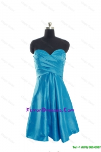 Discount Sweetheart Short Prom Dresses with Ruching for 2016
