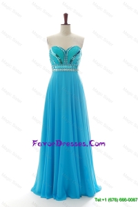 Elegant Empire Sweetheart Prom Dresses with Sequins and Beading