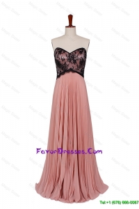2016 Fall Empire Sweetheart Prom Dresses with Lace and Paillette