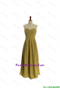 Cheap A Line Olive Green Olive Green Long Prom Dresses