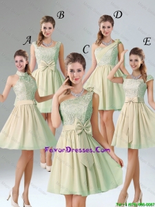 Custom Made A Line Lace Prom Dresses with Hand Made Flower