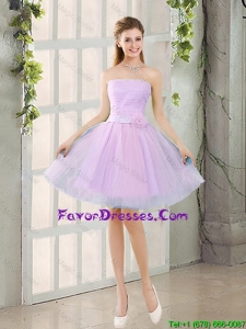 Custom Made A Line Prom Ruching Prom Dresses with Belt