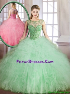 Classical Sweetheart Quinceanera Gowns with Beading and Ruffles