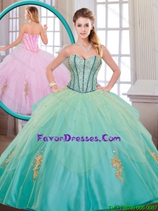 Beautiful Exquisite Quinceanera Dresses with Beading and Appliques