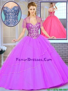 Popular Ball Gown Beading Exquisite Quinceanera Dresses with Sweetheart