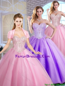 Perfect Sweetheart New Style Quinceanera Dresses Beading and Sequins