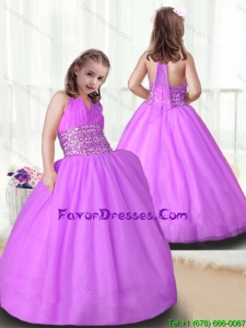 2016 New Arrivals Ball Gown Little Girl Pageant Gowns with Beading