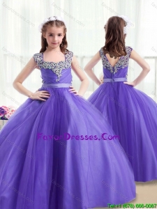 Classical Square Beading Mini Quinceanera Dresses with Cap Sleeves