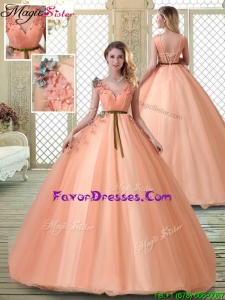 Discount Quinceanera Dresses with Appliques and Beading