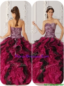 2016 Cheap Ball Gown Floor Length Quinceanera Dresses in Multi Color