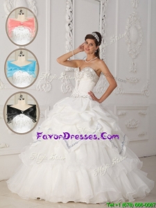 Impression White Ball Gown Sweetheart Quinceanera Dresses