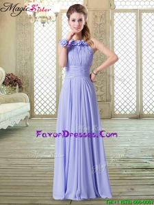 2016 Sweet Empire Halter Top Bridesmaid Dresses in Lavender