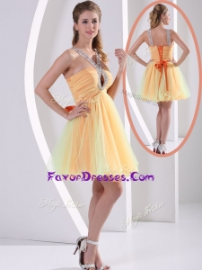 2016 Beautiful Straps Mini Length Beading Prom Dresses