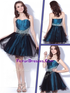 2016 Pretty Sweetheart Beading Short Prom Dresses for Homecoming