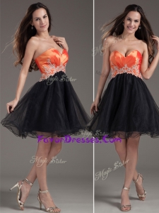 Low Price Princess Sweetheart Sweet Prom Dress with Appliques