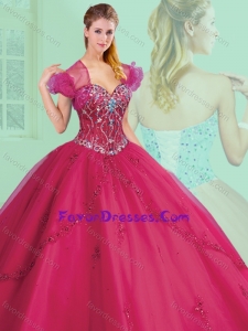 Inexpensive Sweetheart Beading and Appliques Sweet 16 Dresses