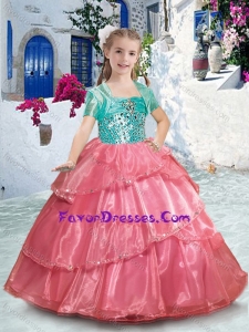 Lovely Pageant Dresses with Ruffles and Beading