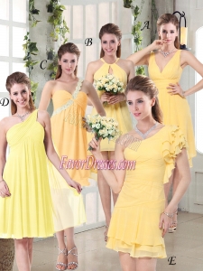 Discount Fashionable Decorated Dama Dresses in Chiffon $75.49